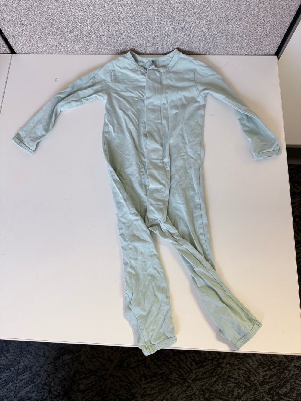 Magnetic Me 12-18 Footless Onesie in Sage color